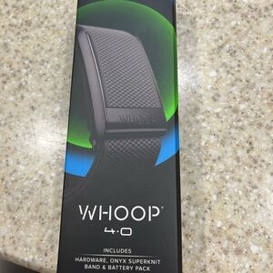 Whoop 4.0 Fitness Tracker with Onyx SuperKnit Band w/ 12 month membership